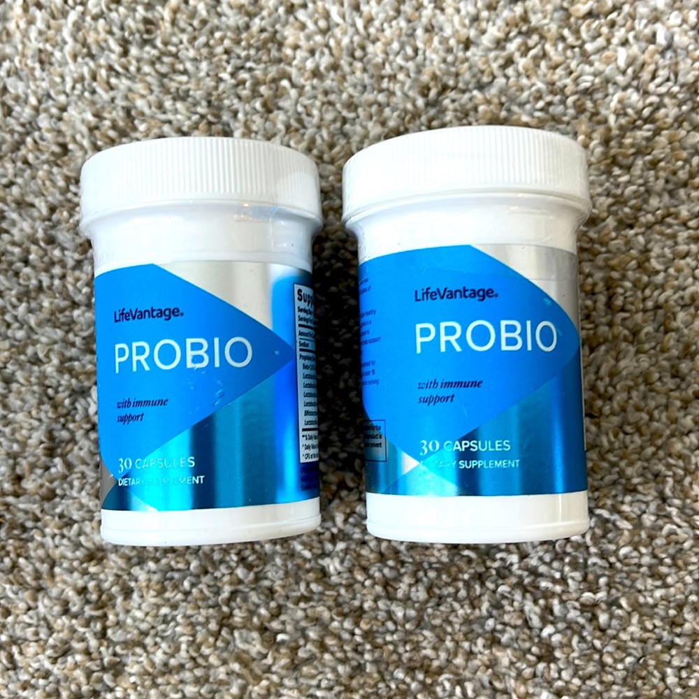 2 PROBIO lifevantage bottles. Sealed, not expired. Expire 12/2022 and 08/2022